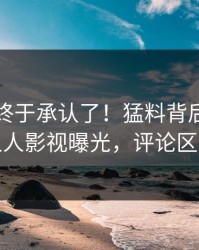 圈内人终于承认了！猛料背后的故事在人人影视曝光，评论区炸裂