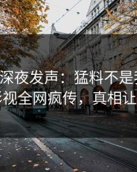 主持人深夜发声：猛料不是我干的！人人影视全网疯传，真相让人瞠目